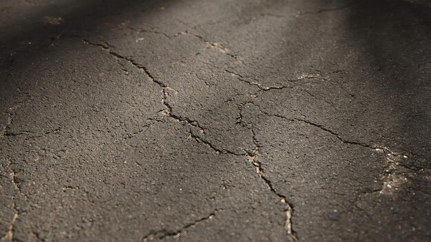 Textur von Straßen mit Asphalt mit weißen geraden Linien