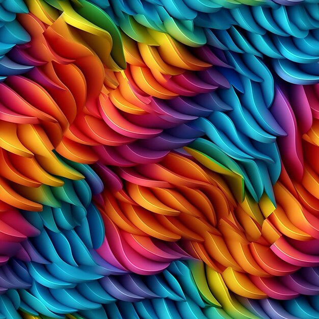 Textura 3D de colores