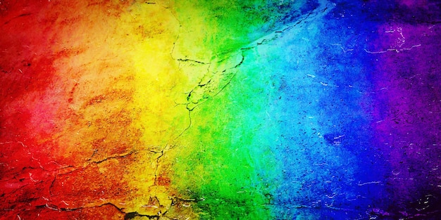 La textura abstracta del arco iris, el fondo, la pintura grunge, el colorido, el hormigón, los bienes raíces.