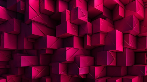 Textura abstracta y geométrica en colores de fucsia Fondo futurista