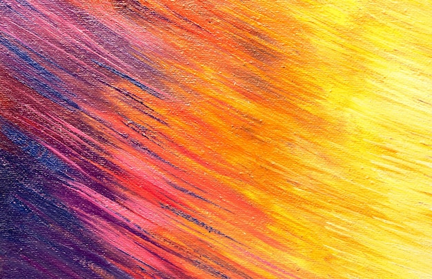 Textura abstracta de pintura al óleo sobre fondo de lienzo