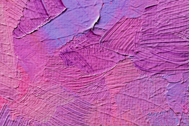 Textura abstracta de pintura al óleo sobre fondo de lienzo