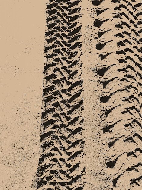 Foto textura abstracta de la representación 3d del fondo de las pistas del neumático