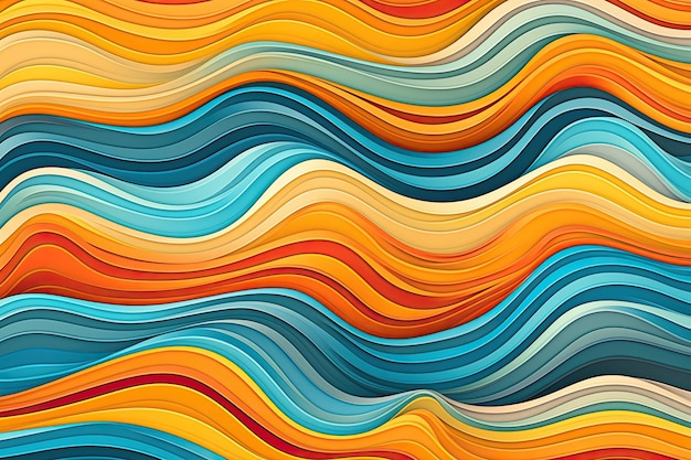 Textura abstrata da pintura a óleo de ondas líquidas