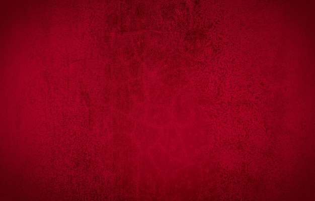 Foto textura abstrata de fundo de parede vermelha de uma velha parede de cimento