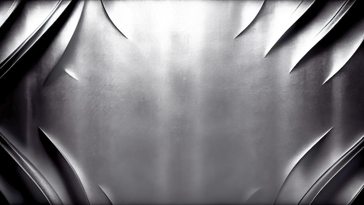 Foto textura abstrata de metal prateado ia generativa