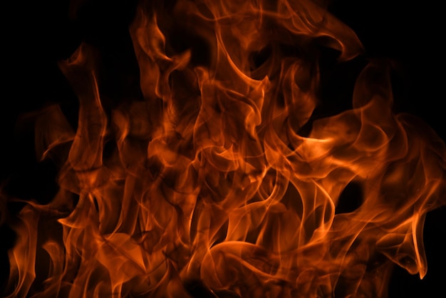 Textura abstrata de padrão de movimento de chama de fogo Fundo de sobreposição de chama de fogo ardente