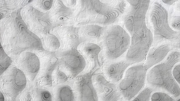 Textura abstrata de relevo feita de madeira, pedra ou outro material. Ilustração 3D, renderização em 3D.