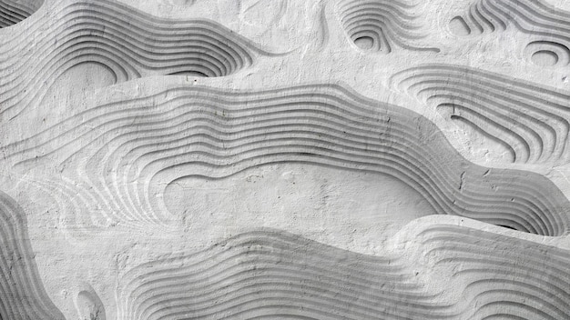 Textura abstrata de relevo feita de madeira, pedra ou outro material ilustração 3D