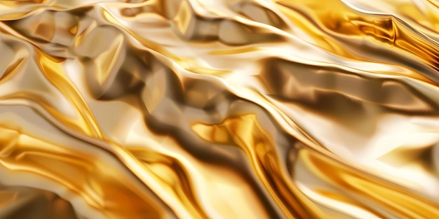 Textura abstrata do tecido dourado