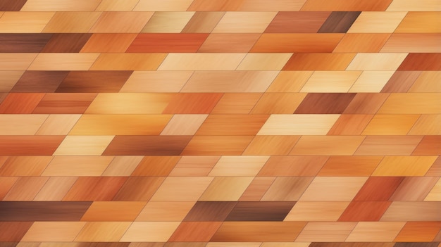 Textura abstrata em parquet fundo de azulejo de madeira marrom e laranja