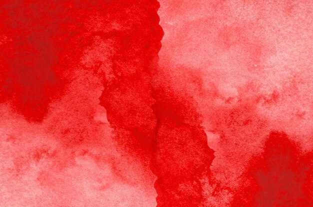 Textura abstrata fundo aquarela vermelha