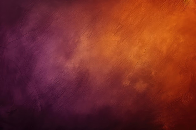 Textura abstrata laranja-marrom-púrpura escura Gradiente