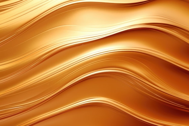 Textura de acero inoxidable de línea de pelo dorada para el fondo del diseño