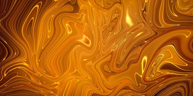 Textura acrílica de fondo de pintura naranja abstracta con patrón de mármol