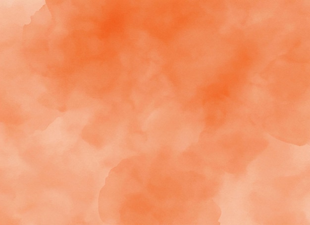 Foto textura de acuarela naranja y roja roja