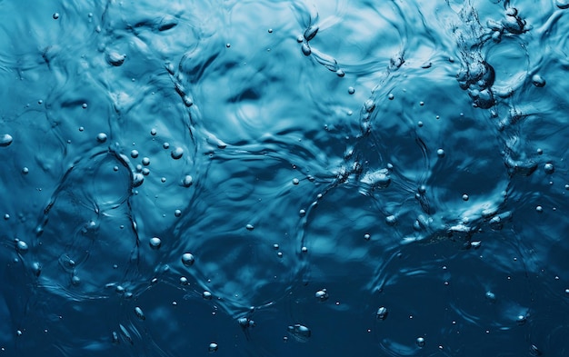 Foto textura de agua azul tranquila vibraciones tranquilas