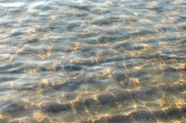 Textura de agua de mar Fondo natural abstracto