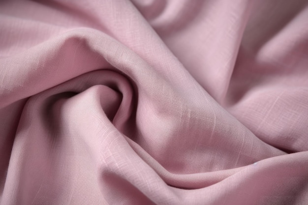 Textura de algodón cepillado suave y sutil en rosa pastel con fibras delicadas y tenues