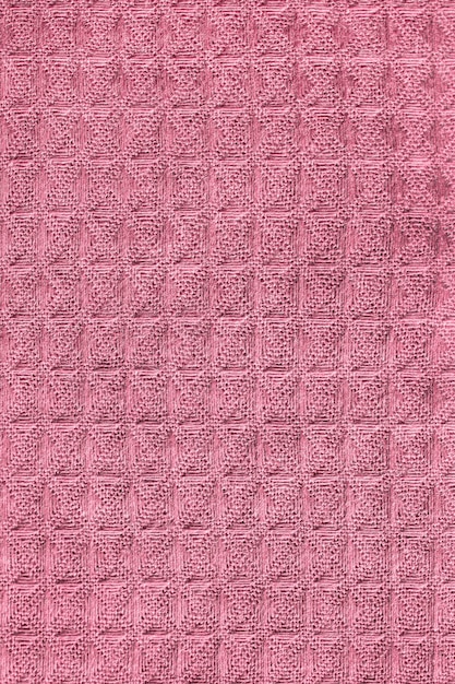 Textura de algodón rosa