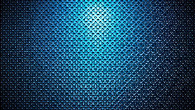 Textura de aluminio metálico estético azul