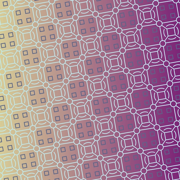 Foto textura amarelo púrpura gradiente bonito geométrico sem costura
