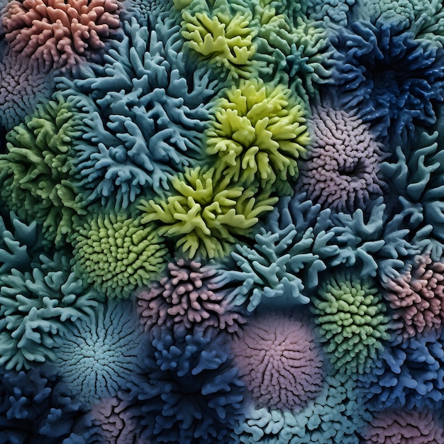 Textura de los arrecifes de coral