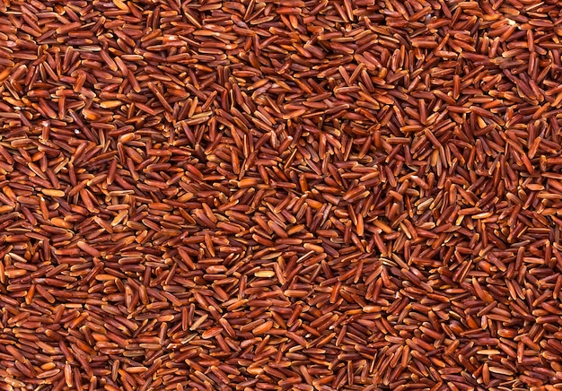 Textura de arroz rojo