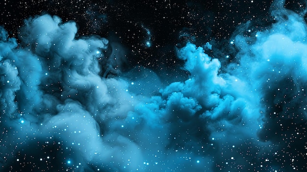 La textura azul abstracta simboliza el caos y la fluidez los patrones giratorios evocan una sensación de desorden y
