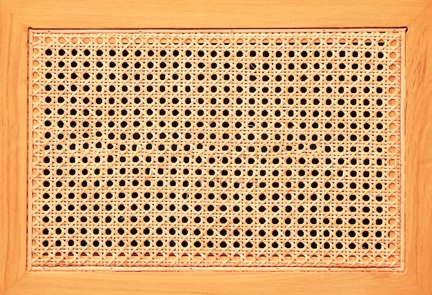 Textura de bambú. fondo de superficie de bambú tejido.