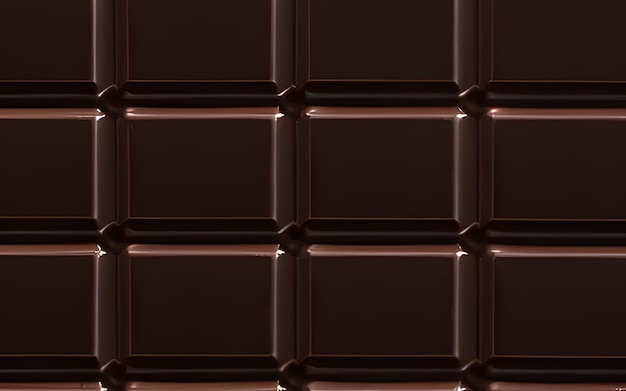 Foto la textura de la barra de chocolate es generativa