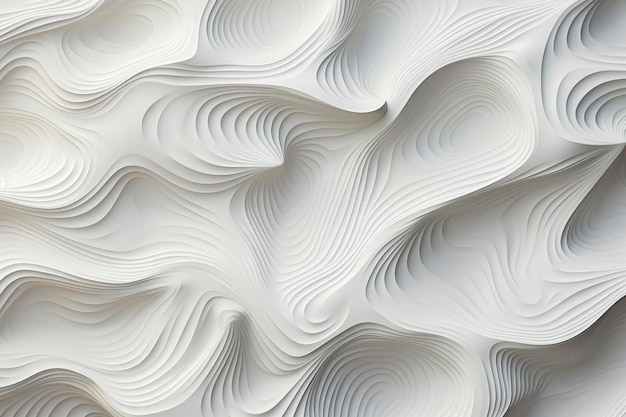 Una textura blanca futurista con un patrón Voronoi sin costuras para un diseño gráfico de vanguardia creado con tecnología de IA generativa