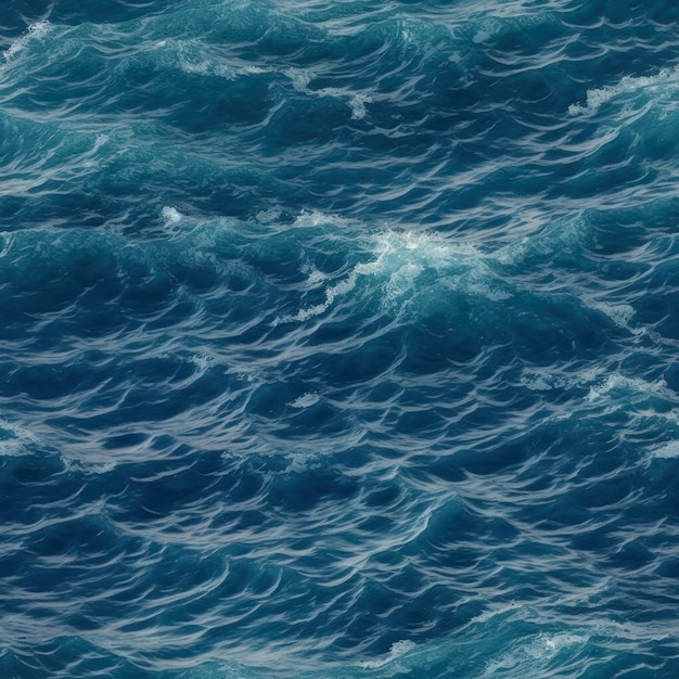 La textura Blue Ocean Water Seamless captura la esencia pacífica y refrescante del mar