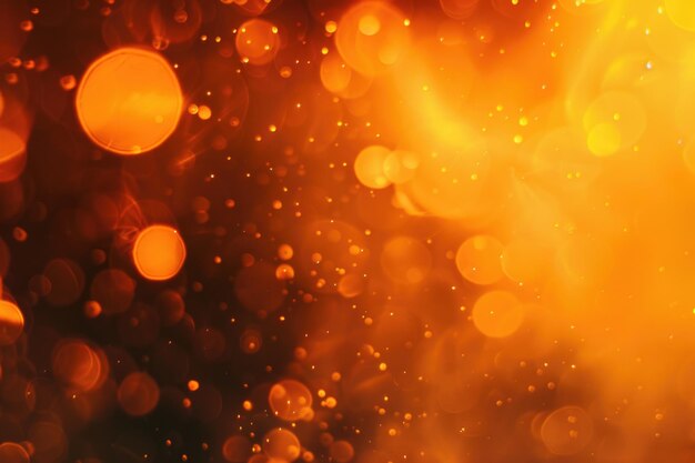 Una textura de bokeh naranja