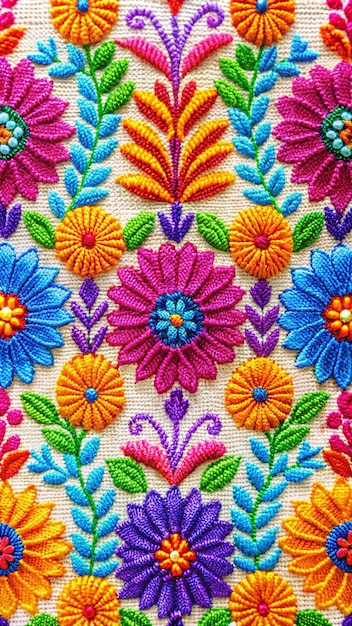 Textura de bordado Fondo y tendencias de color