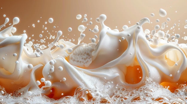 Textura branca de espuma de sabão com bolhas de borda sem costura de moldura espumosa de lavagem de roupa de ondas do mar ou do oceano espuma de detergente realista 3D ilustração moderna