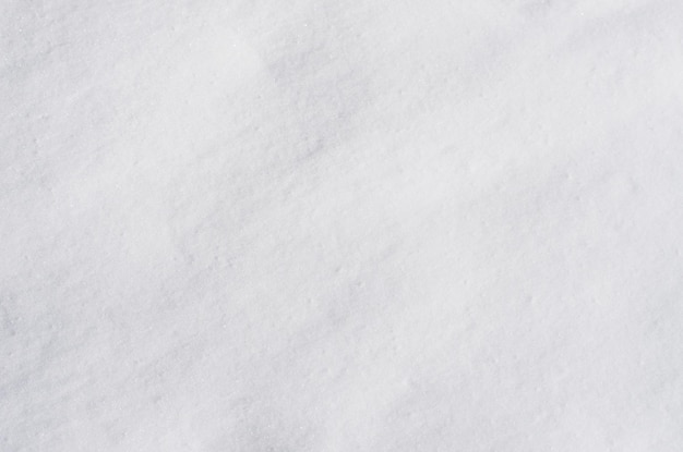 Textura branca limpa e brilhante do fundo da neve