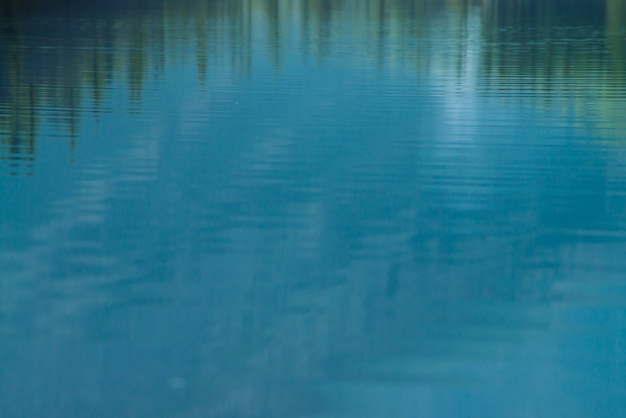 Textura brillante de la superficie del lago de montaña