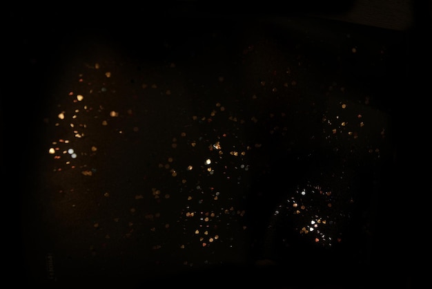 La textura de brillo dorado de Navidad es un fondo abstracto