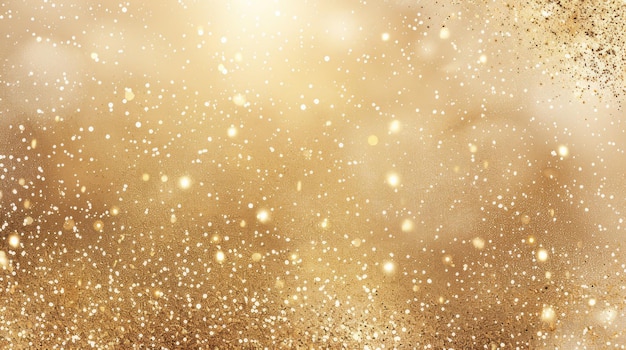 Una textura de brillo dorado radiante forma un telón de fondo brillante perfecto para diseños de tarjetas de felicitación e invitaciones festivas con temas navideños y festivos