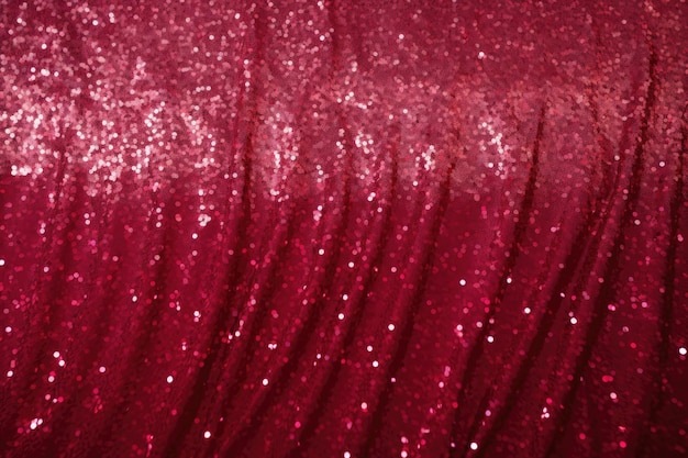 Textura de brillo rojo fondo de estandarte abstracto telón de fondo navideño IA generativa