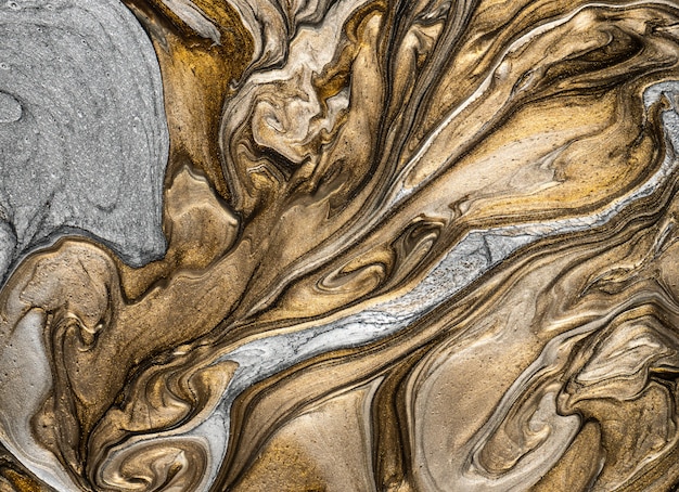 Textura de bronce liquido