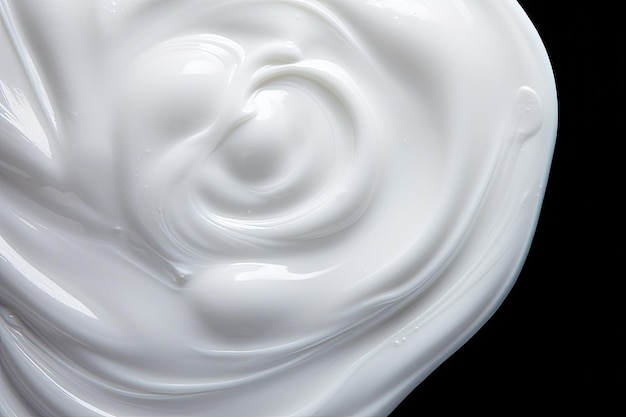 Textura burbujeante líquida blanca de jabón, champú, gel de ducha o cosméticos que retratan limpieza y sel.