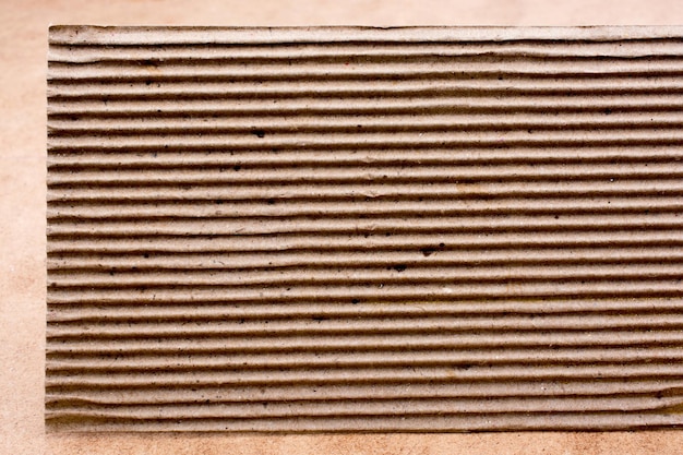 Textura de cartón corrugado como fondo industrial