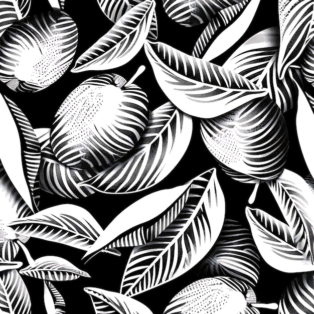 Textura de cáscara de mango con arreglo lineal y ondulado en fruta con superposición de collage Fondo de arte natural