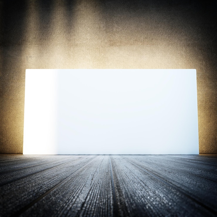 Foto textura de cine blanco en 3d