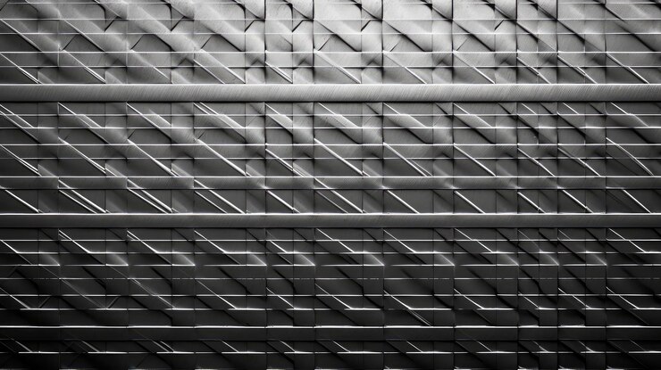 Foto textura cinzenta metálica sem costura