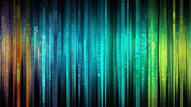 Textura de código binario artístico programación digital estética y concepto de desarrollo de software