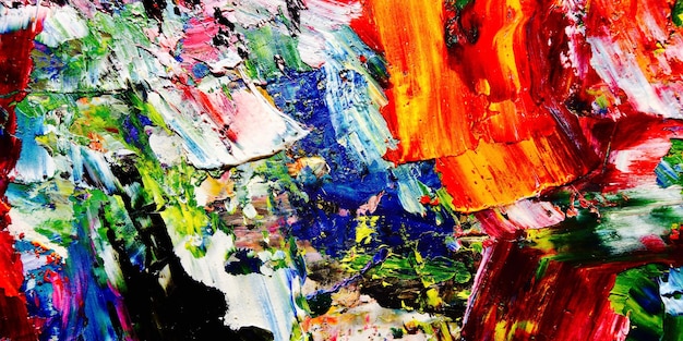 Textura de color Pintura al óleo dibujada a mano sobre lienzo Fondo de arte abstracto Arte contemporáneo moderno