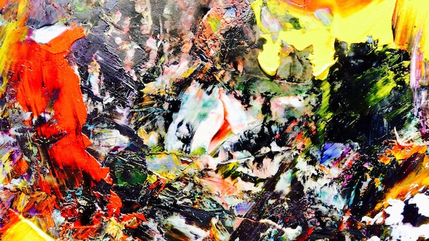 Foto textura de color. pintura al óleo dibujada a mano sobre lienzo. fondo de arte abstracto. arte moderno y contemporáneo.